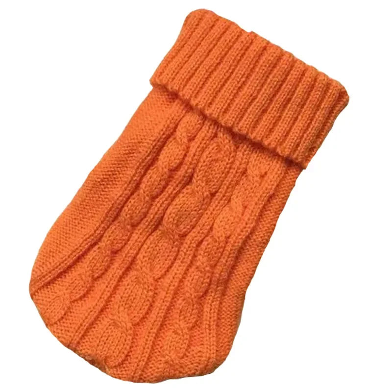 Knitted Winter Dog Jumper