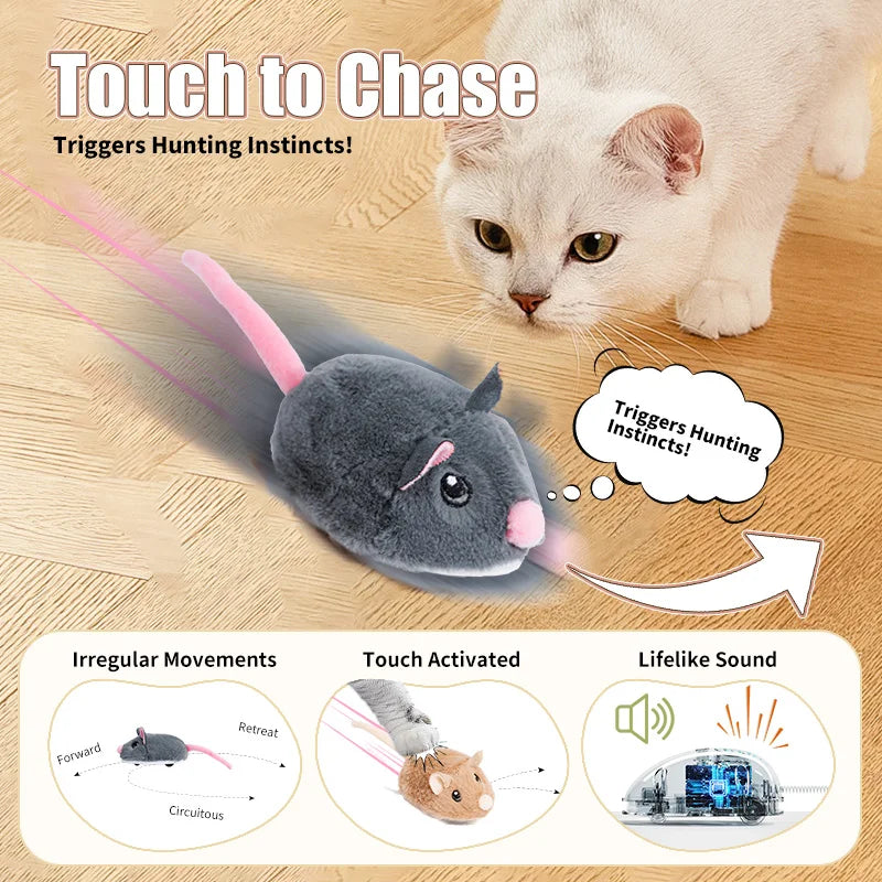 Electric Interactive Mouse Toy