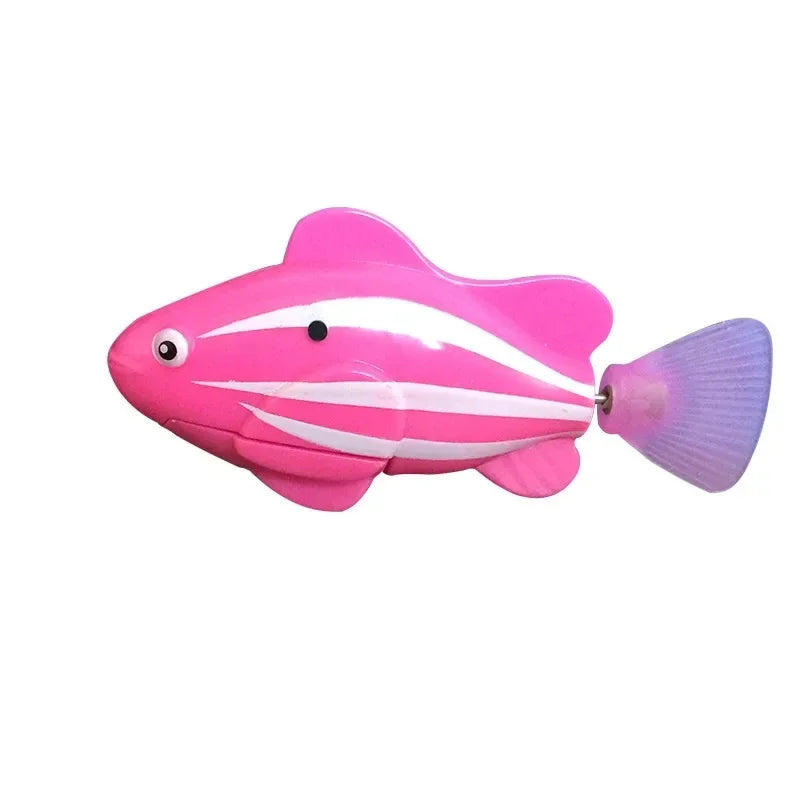 LED Interactive Swimming Robot Fish Toy