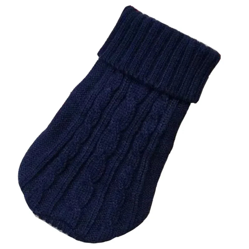 Knitted Winter Dog Jumper
