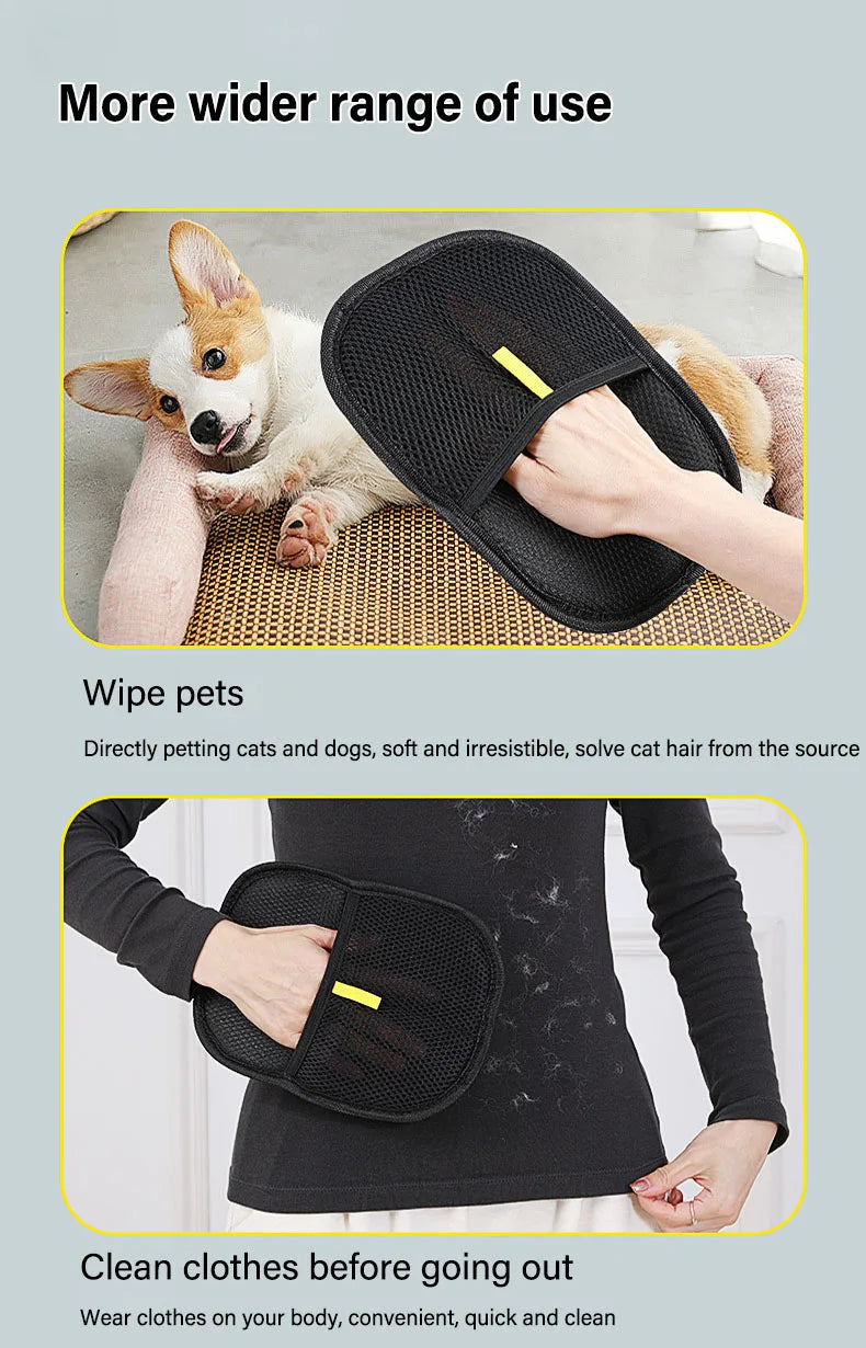 Pet Grooming & Hair Removal Gloves