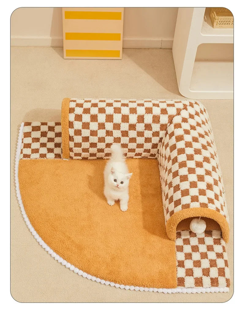 2-in-1 Cat Tunnel & Bed