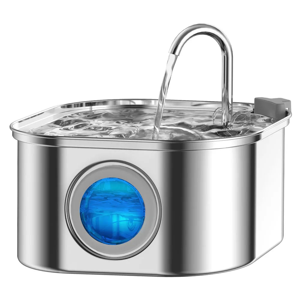 3.2L Stainless Steel Pet Water Fountain
