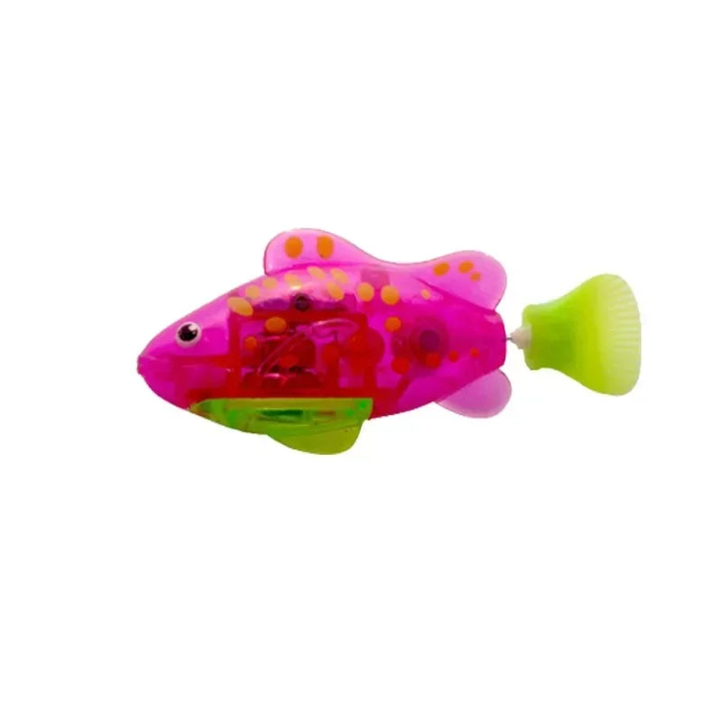 LED Interactive Swimming Robot Fish Toy