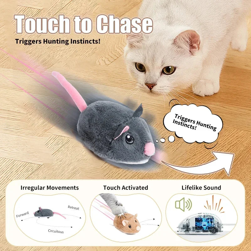 Electric Interactive Mouse Toy