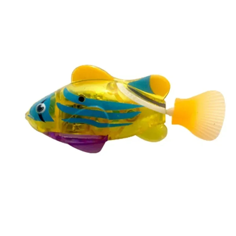 LED Interactive Swimming Robot Fish Toy