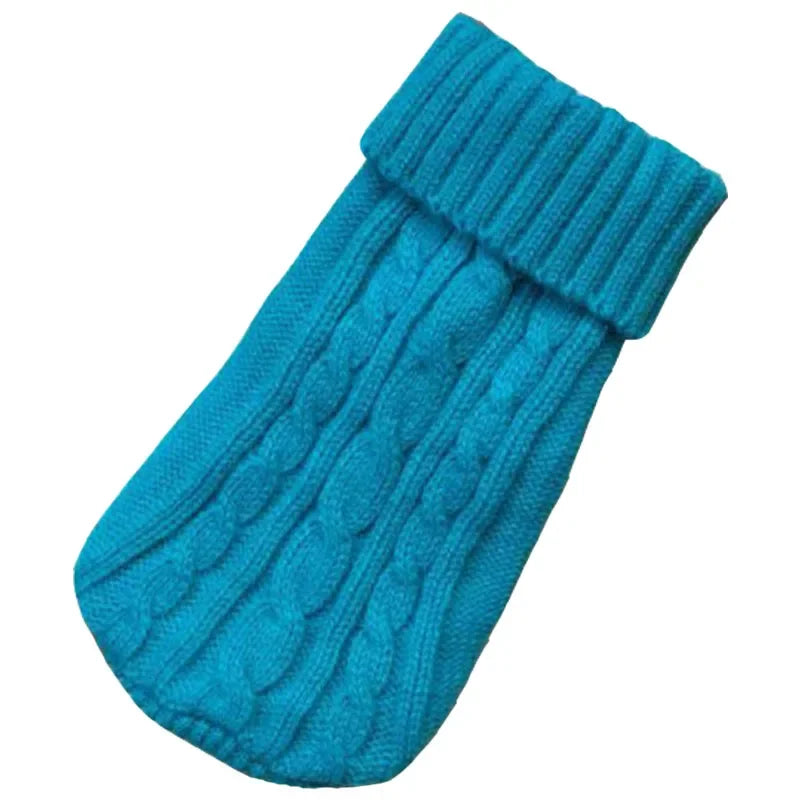 Knitted Winter Dog Jumper