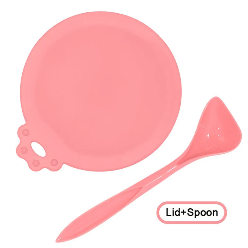 Reusable Pet Food Can Cover & Spoon Set
