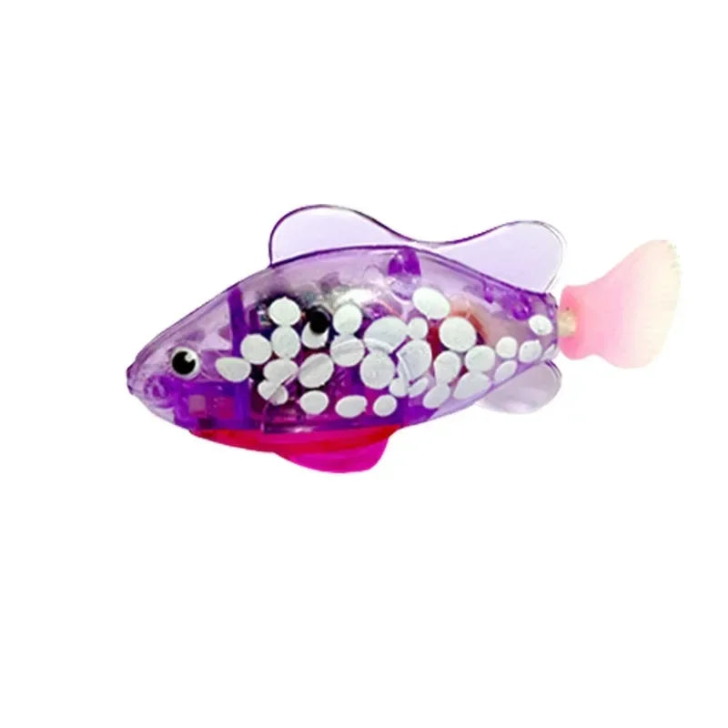 LED Interactive Swimming Robot Fish Toy