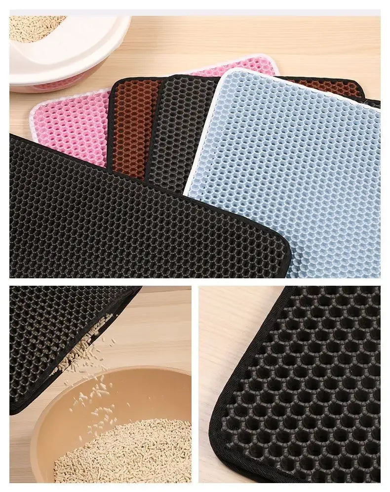 Double-Layer Waterproof Cat Litter Mat