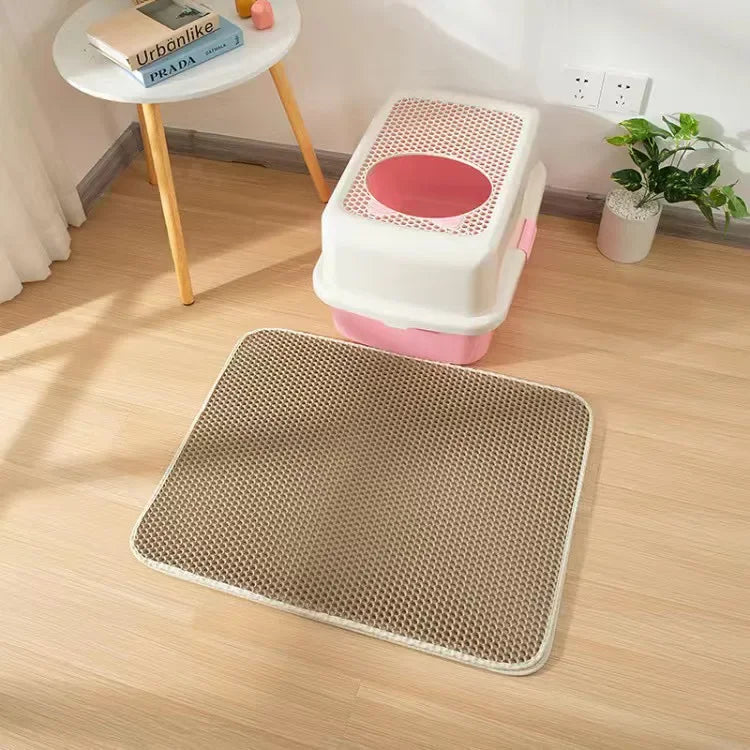 Double-Layer Waterproof Cat Litter Mat