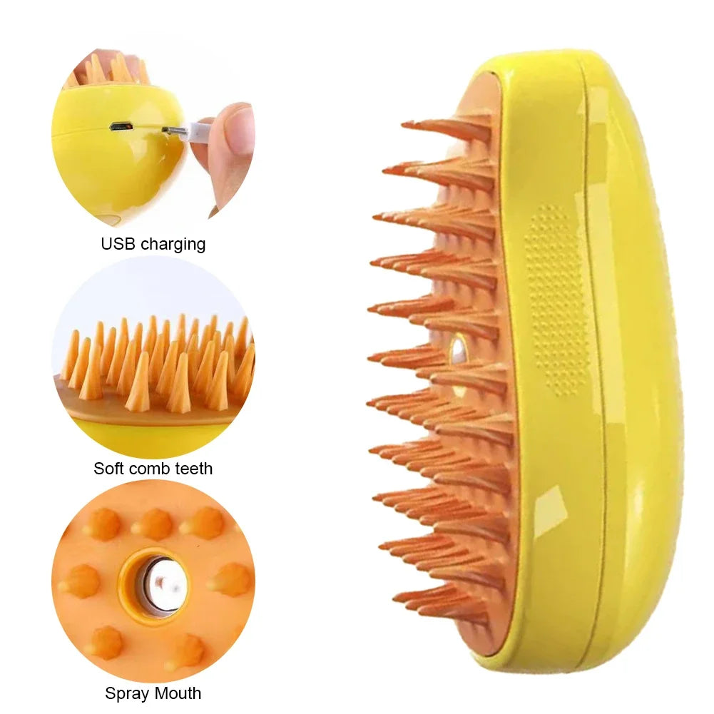 3-in-1 Pet Spray Massage Brush