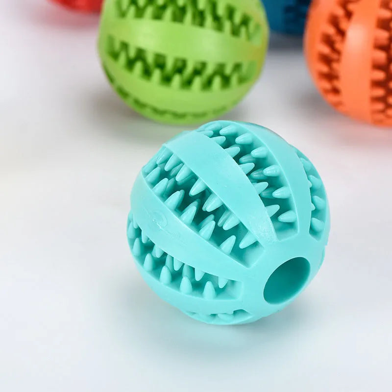 Interactive Rubber Dog Toy Ball