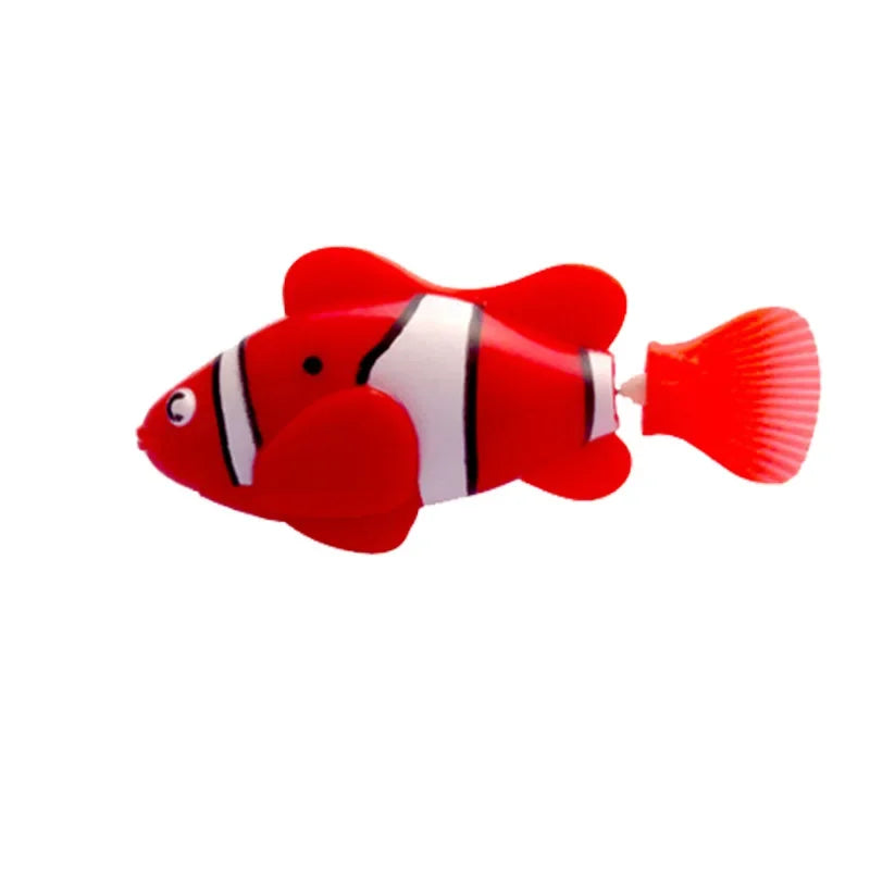 LED Interactive Swimming Robot Fish Toy