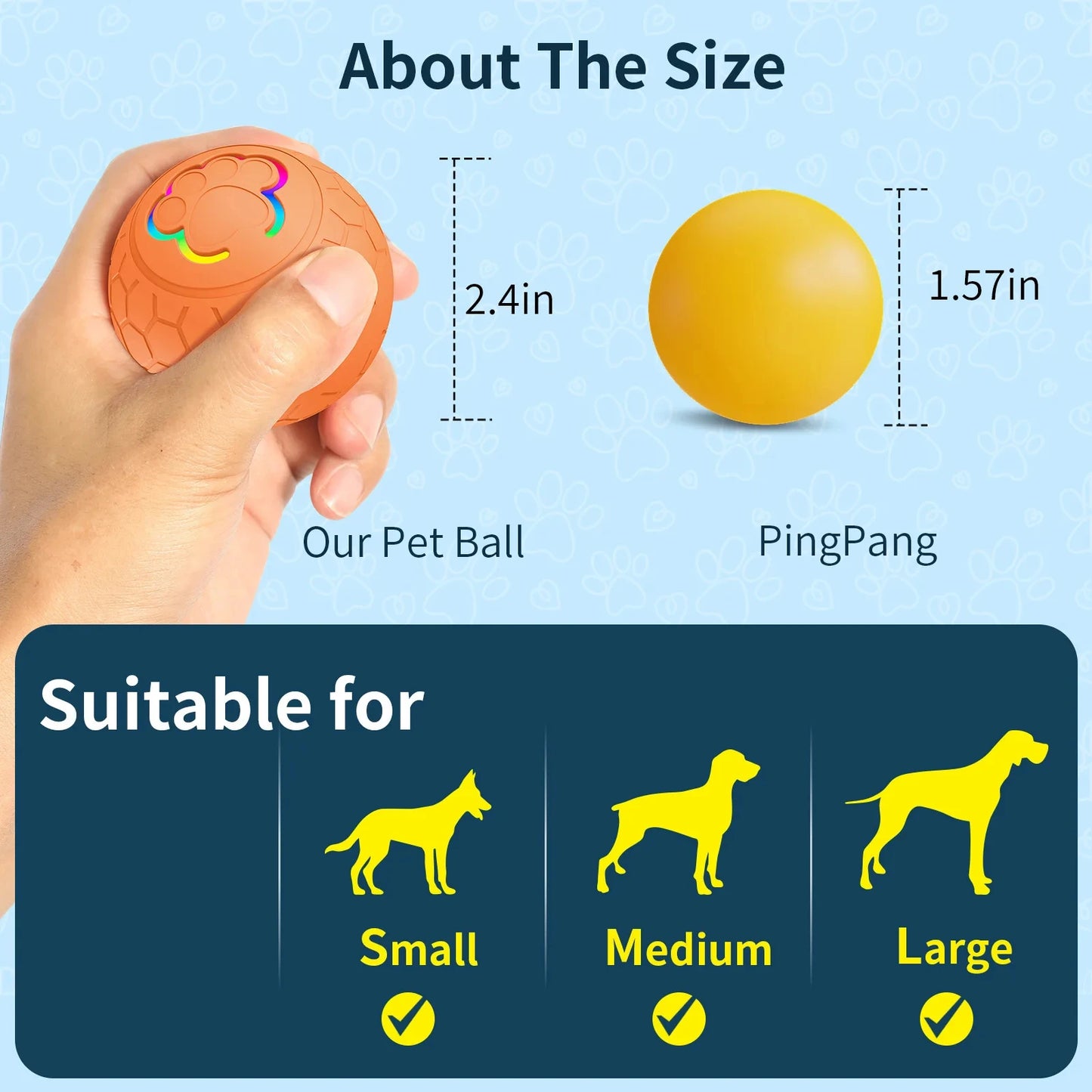 Smart Interactive Dog Toy Ball