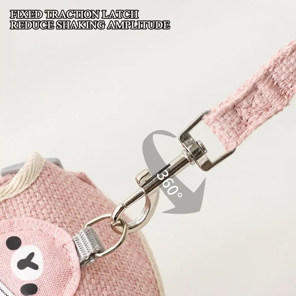Soft Undershirt-Style Pet Harness & Leash Set