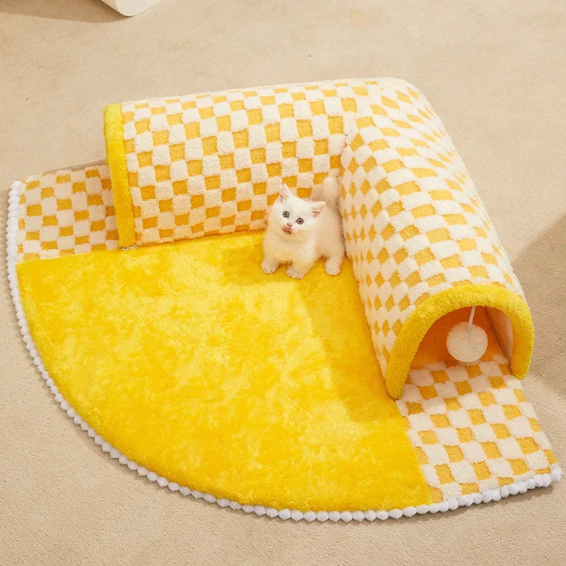 2-in-1 Cat Tunnel & Bed
