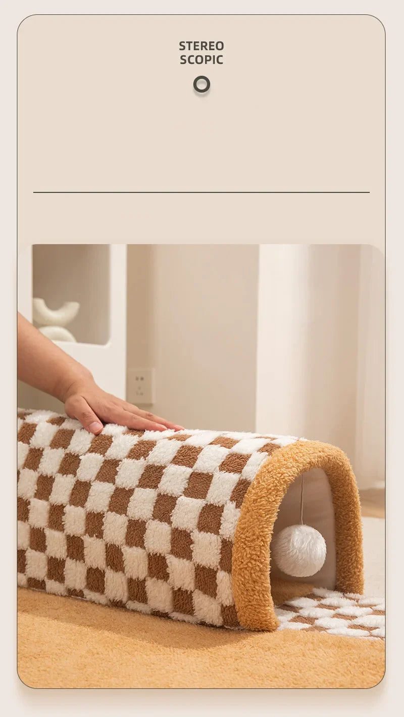 2-in-1 Cat Tunnel & Bed