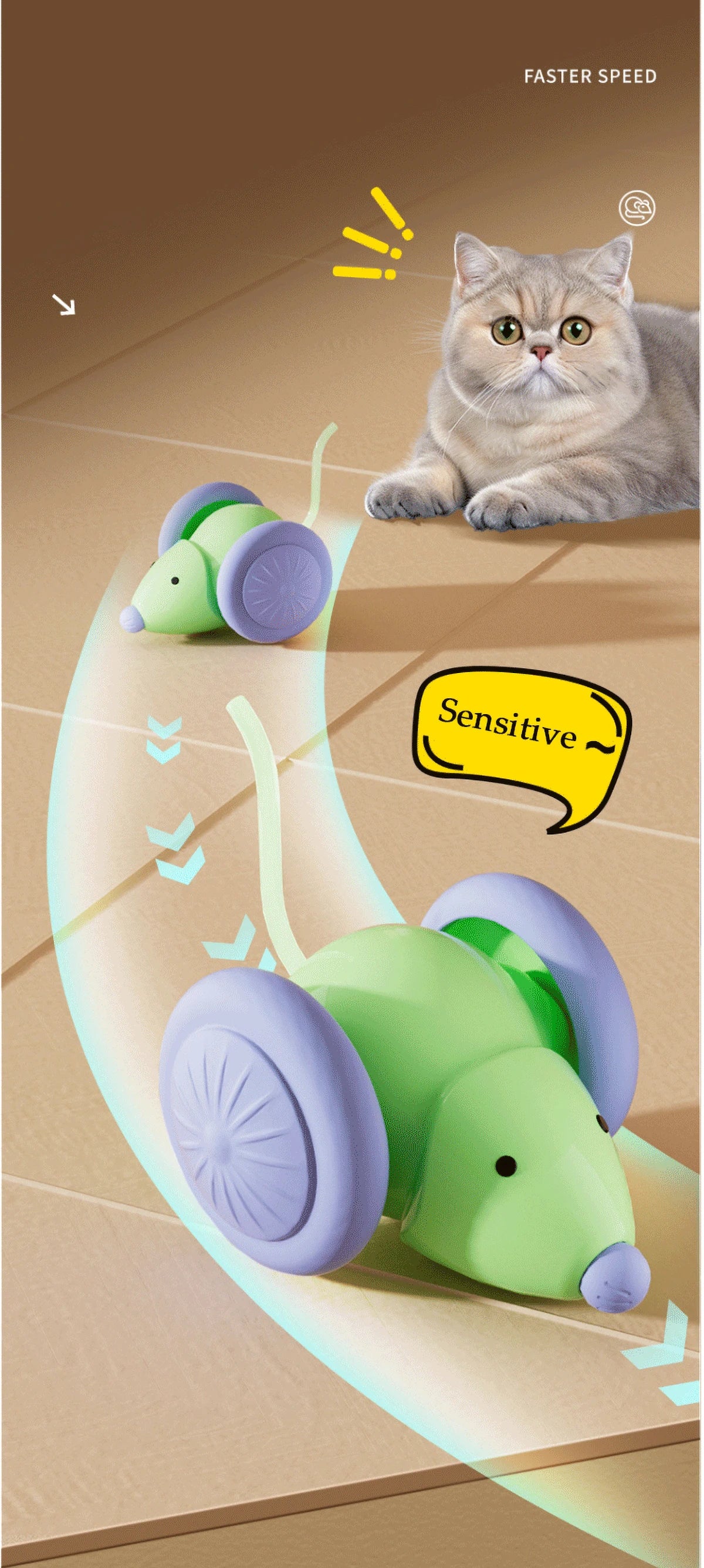 Electric Mouse Cat Toy