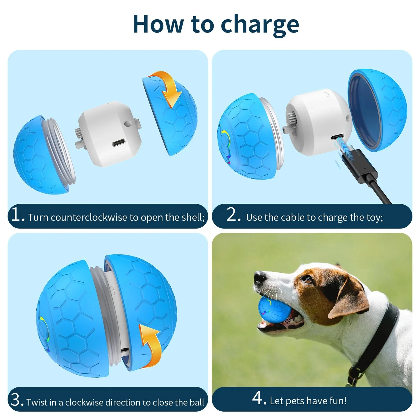 Smart Interactive Dog Toy Ball