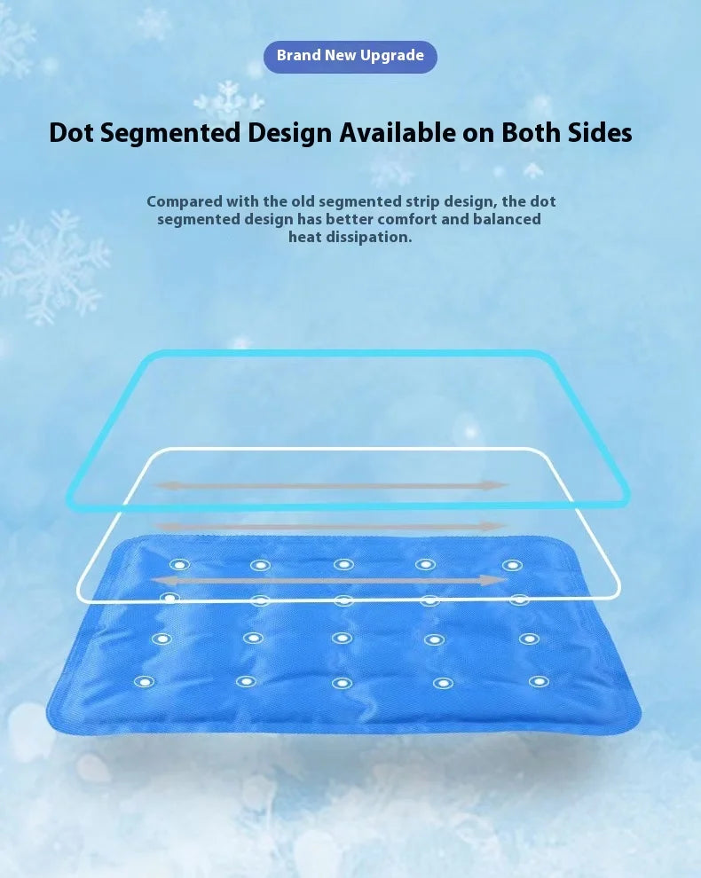 Pet Cooling Mat Dry Ice Pet Cool Pad Water Injection Cooling Dog Beds Keep Your Pet Cool Waterproof Wear Resistant For Dogs&Cats