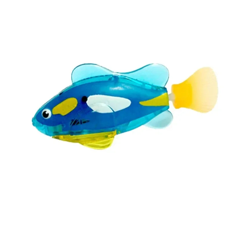 LED Interactive Swimming Robot Fish Toy