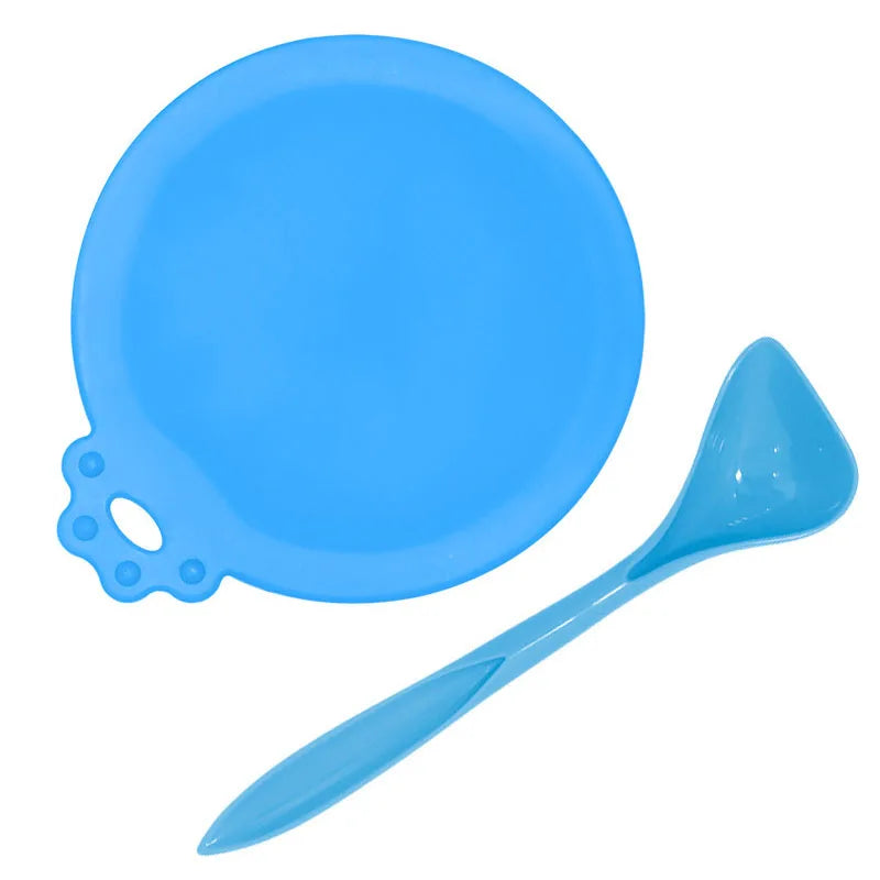 Reusable Pet Food Can Cover & Spoon Set