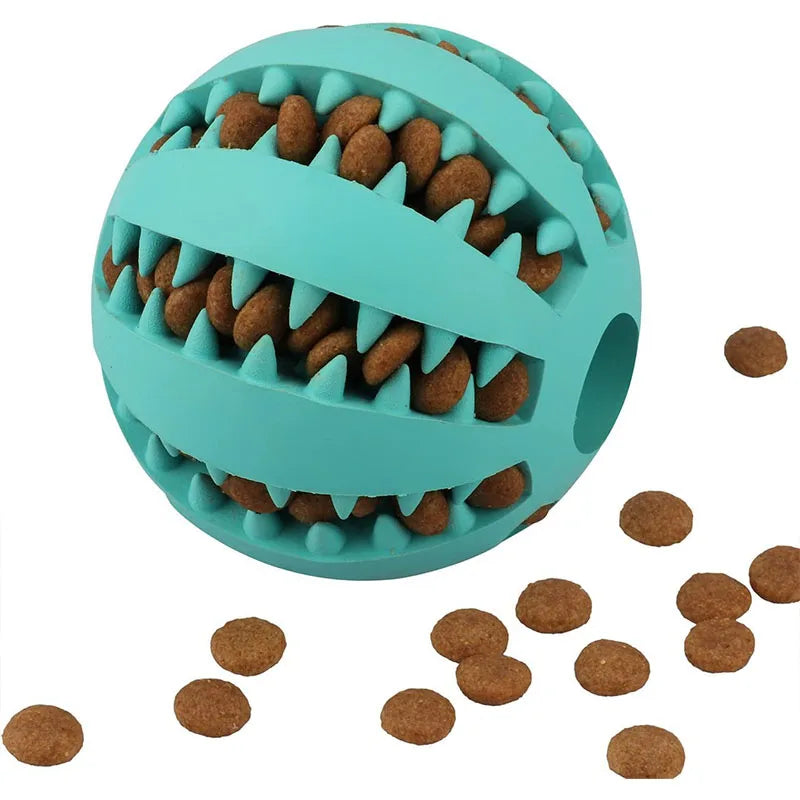 Interactive Rubber Dog Toy Ball
