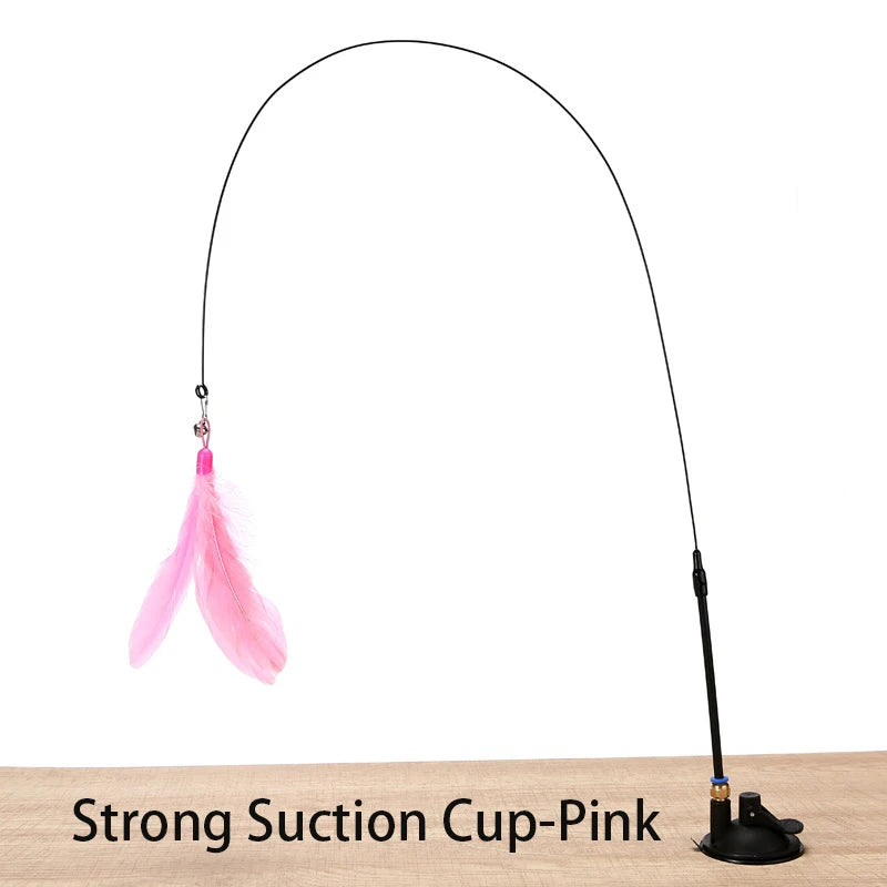 Interactive Hands-Free Cat Teaser Wand
