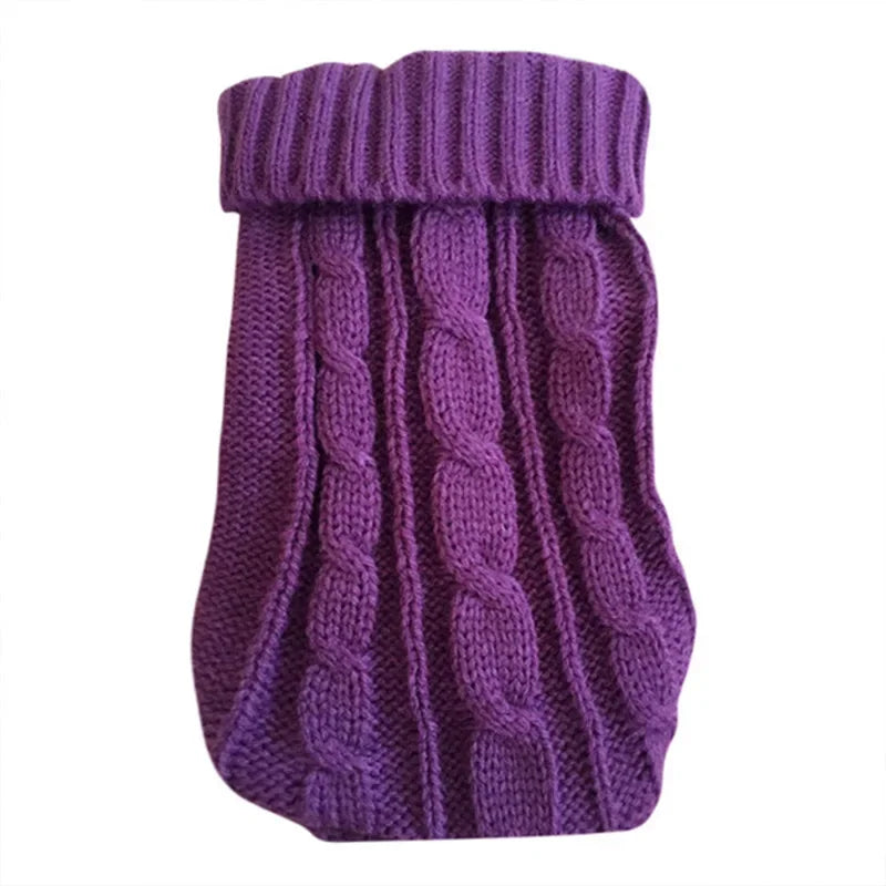 Knitted Winter Dog Jumper