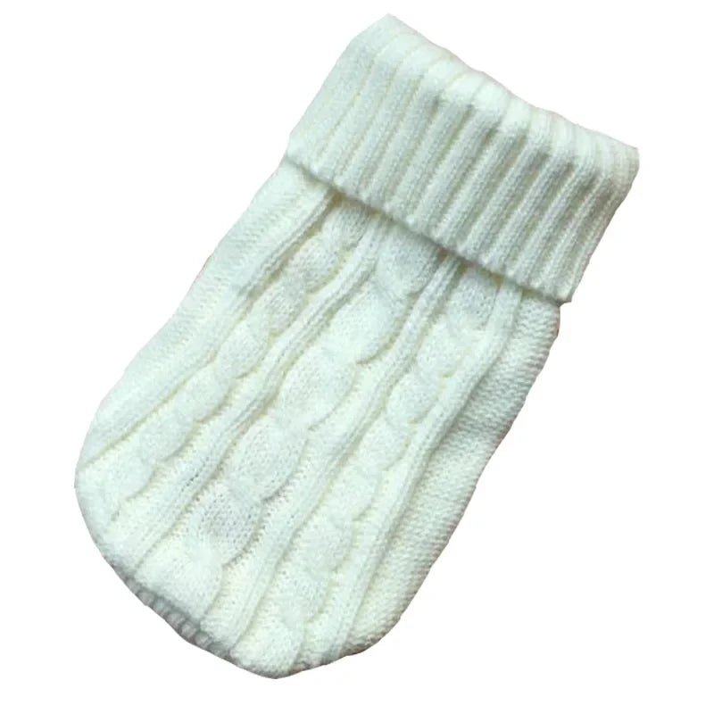 Knitted Winter Dog Jumper