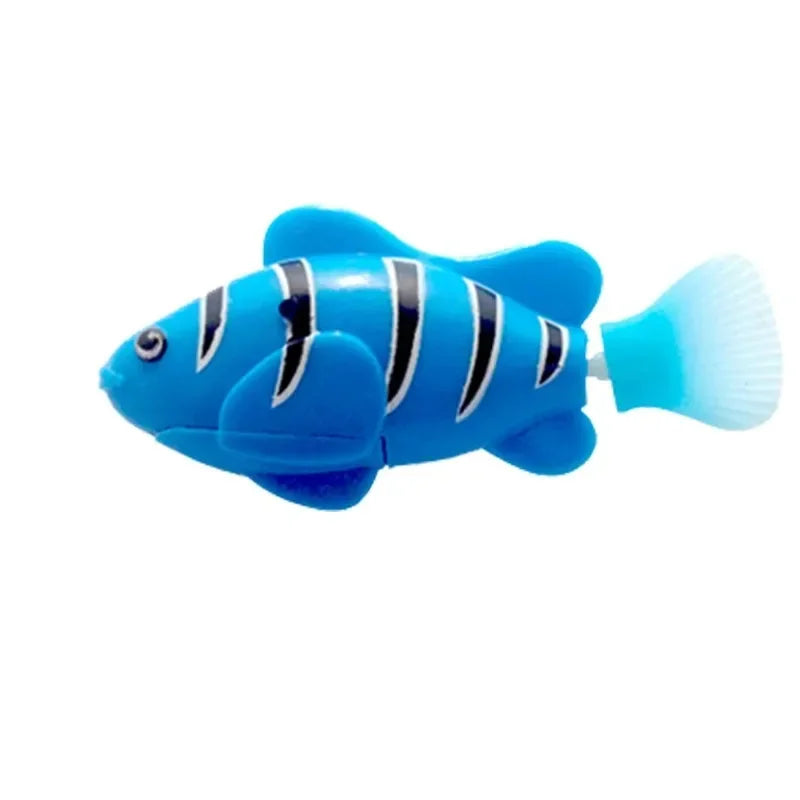 LED Interactive Swimming Robot Fish Toy