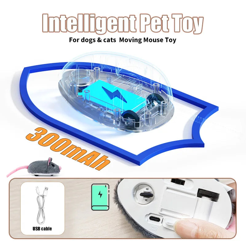 Electric Interactive Mouse Toy