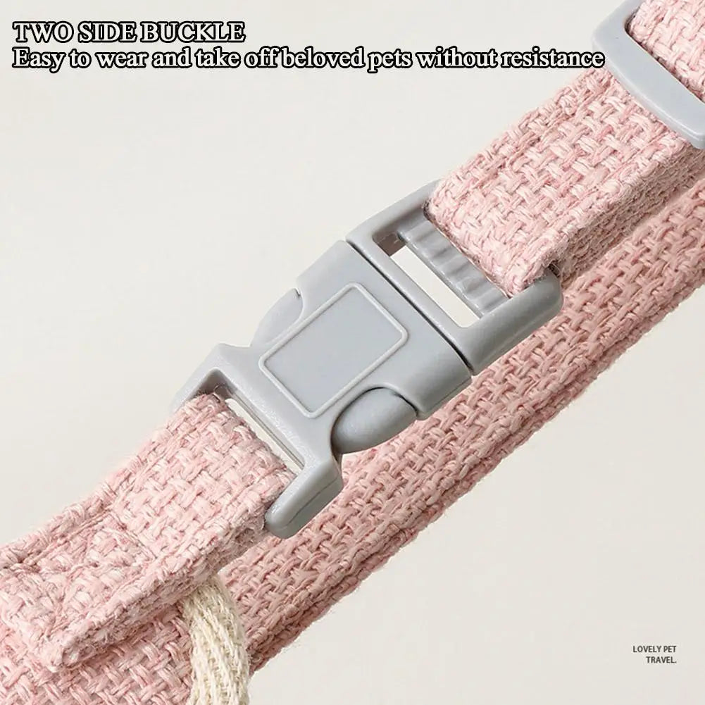 Soft Undershirt-Style Pet Harness & Leash Set