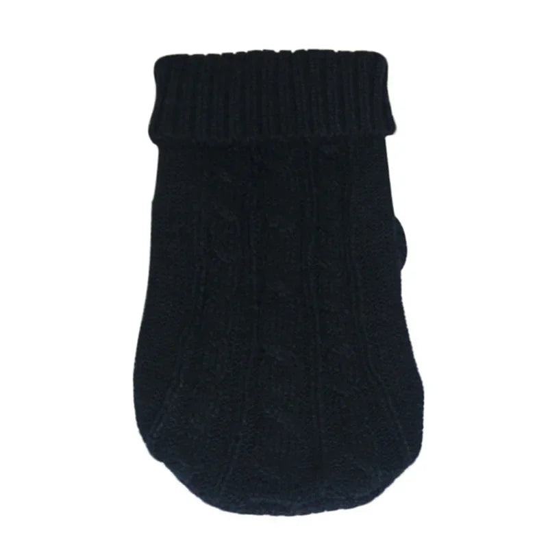 Knitted Winter Dog Jumper