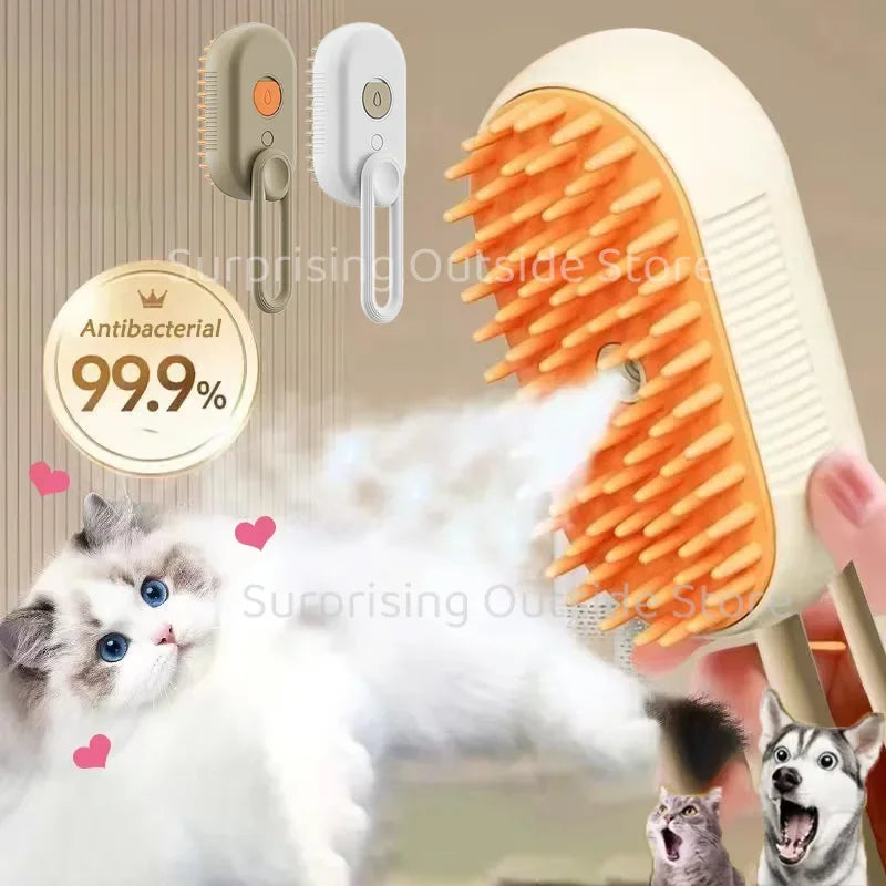 3-in-1 Pet Spray Massage Brush