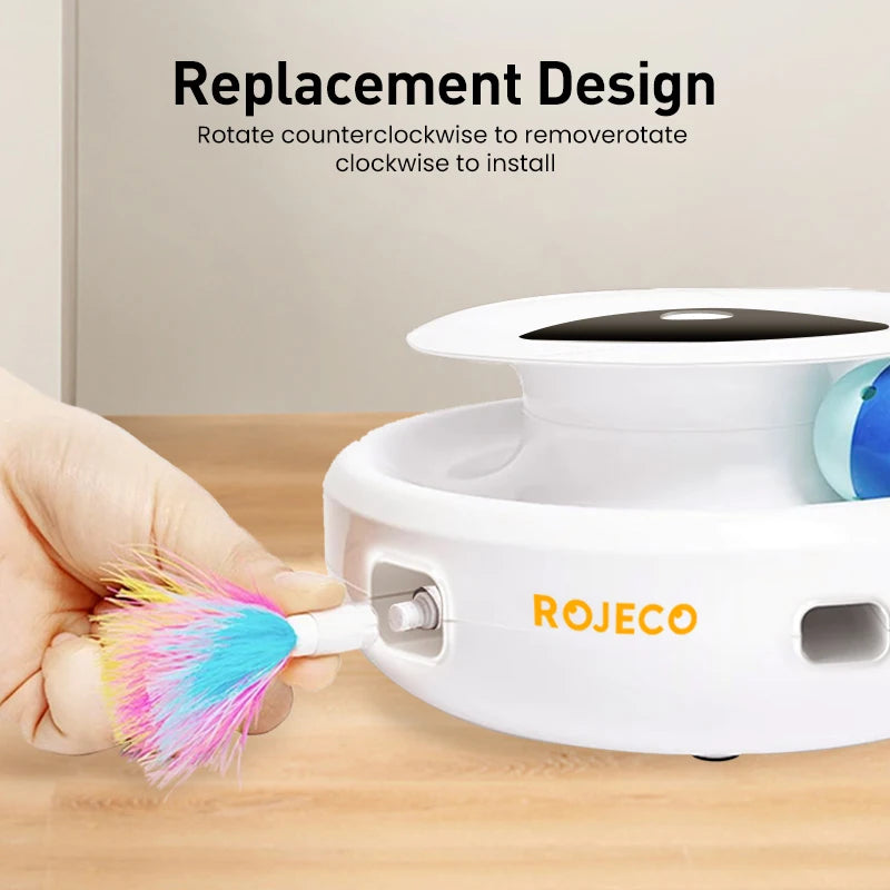 2-in-1 Smart Interactive Pet Toy