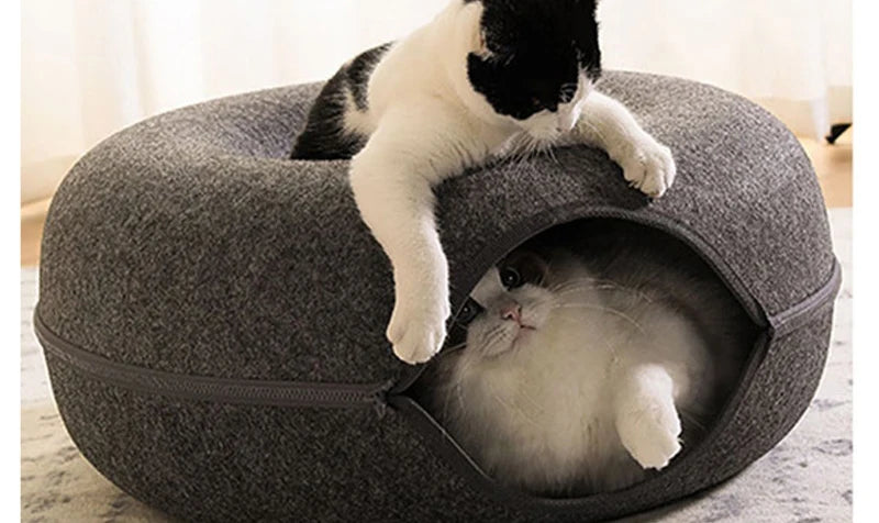Donut Cat Tunnel Bed