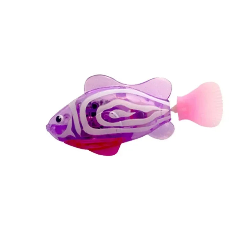 LED Interactive Swimming Robot Fish Toy