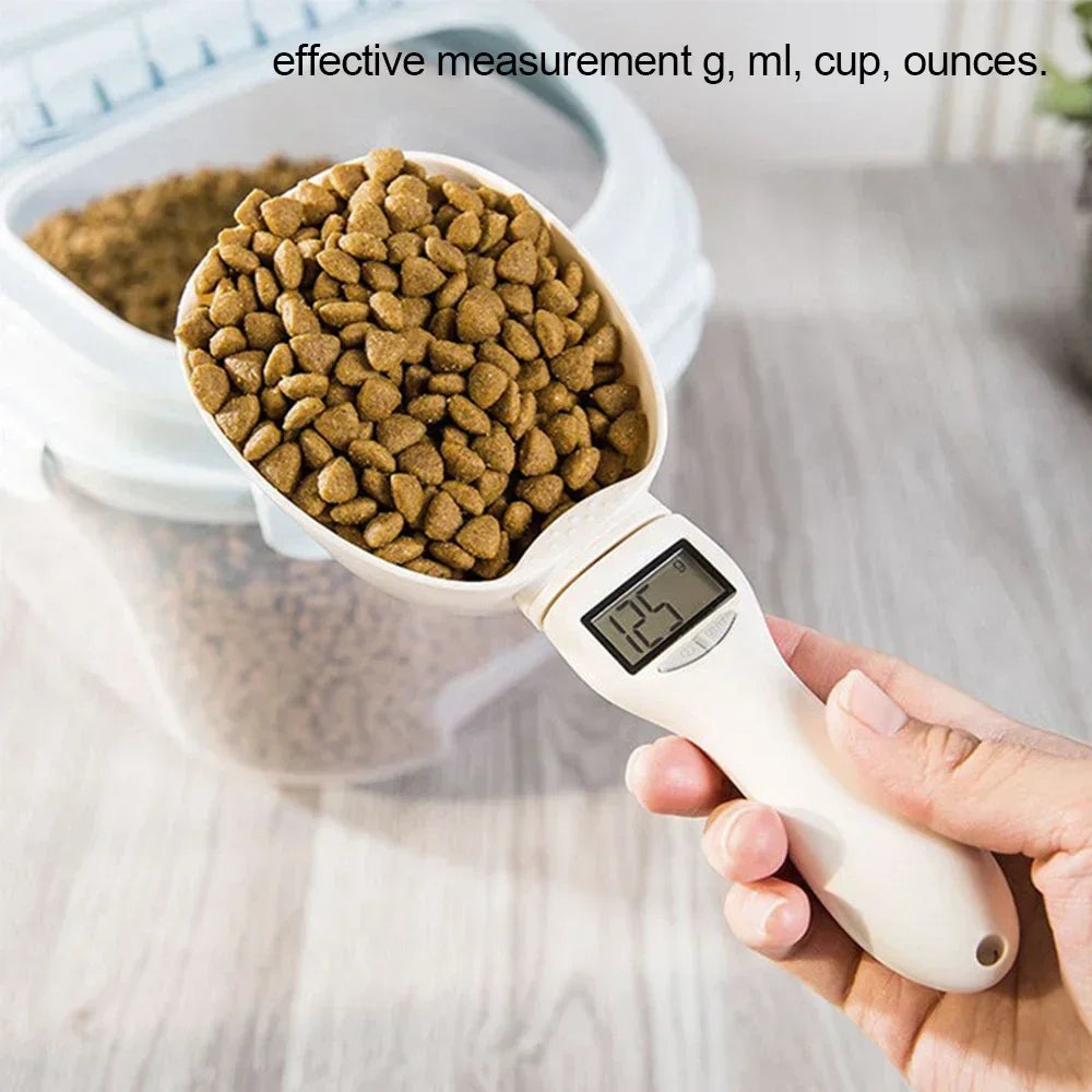 Electronic Pet Food Measuring Scoop