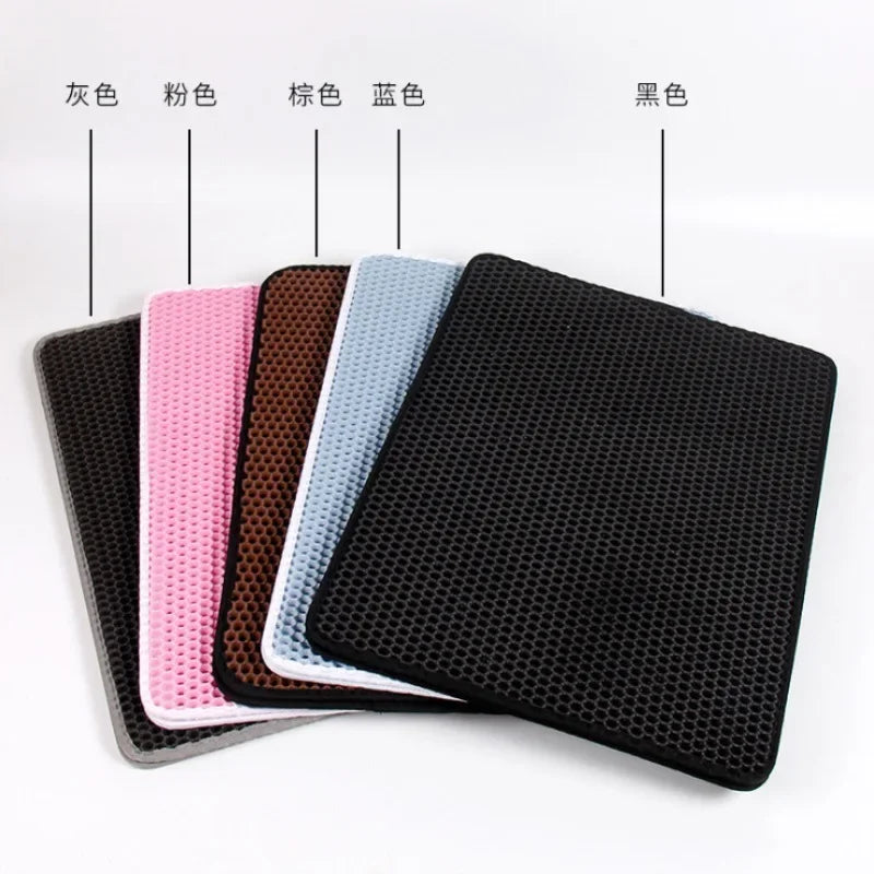 Double-Layer Waterproof Cat Litter Mat