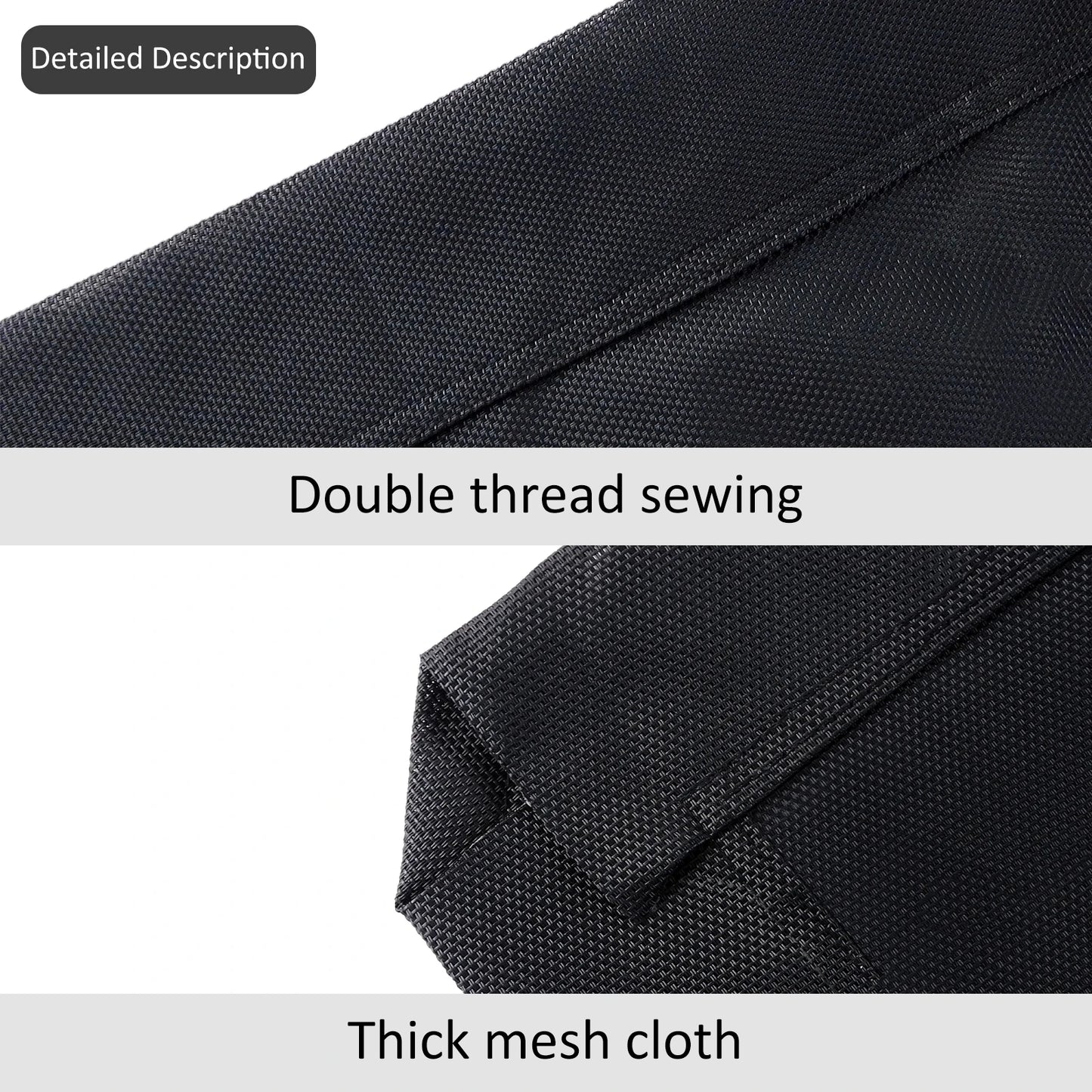 Lucn Anti-Slip Pet Hammock Bed Breathable Mesh Waterproof Raised Dog Cot for Indoor Outdoor Camping Travel Washable Durable