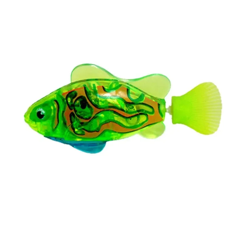 LED Interactive Swimming Robot Fish Toy