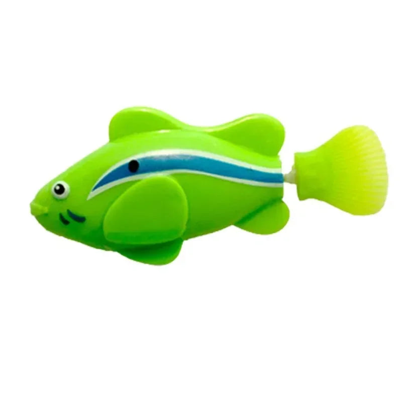 LED Interactive Swimming Robot Fish Toy