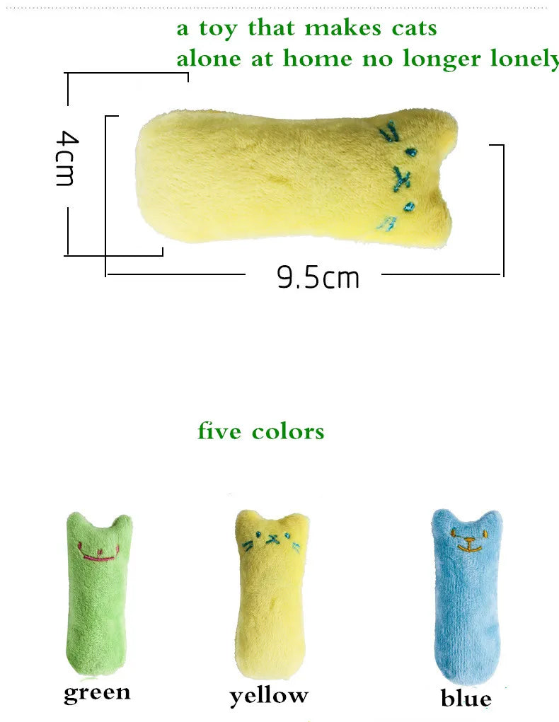 Catnip Teeth Grinding Plush Toy