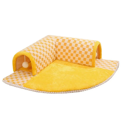 2-in-1 Cat Tunnel & Bed