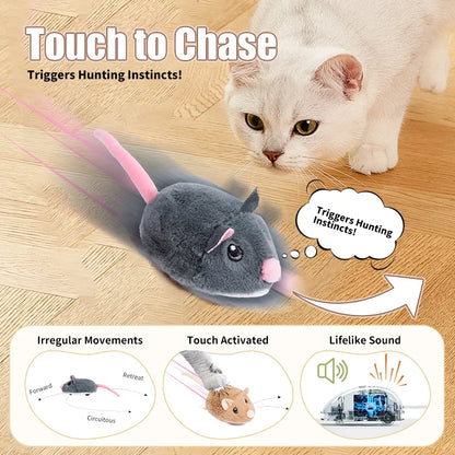 Electric Interactive Mouse Toy