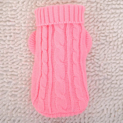 Knitted Winter Dog Jumper