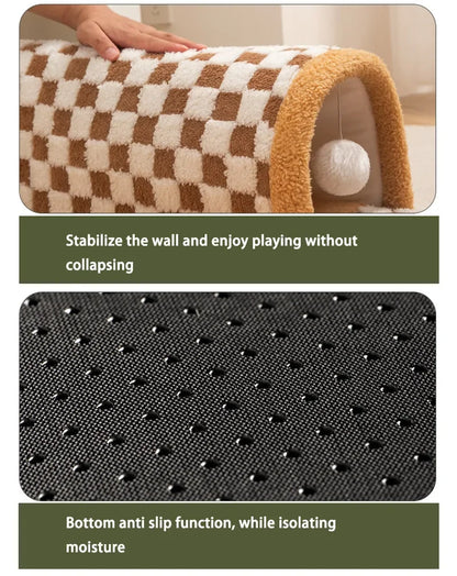 2-in-1 Cat Tunnel & Bed