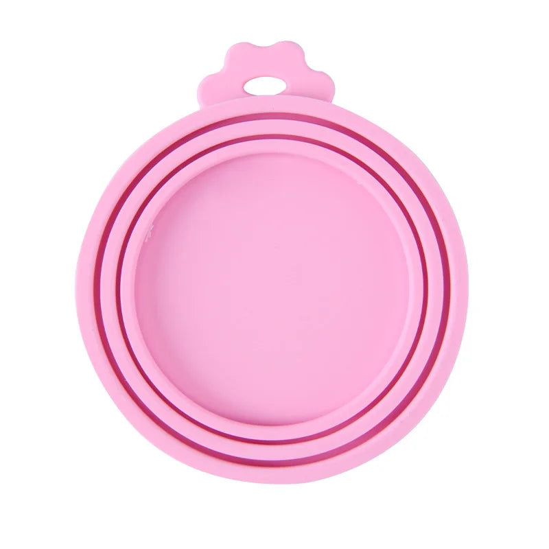 Reusable Pet Food Can Cover & Spoon Set